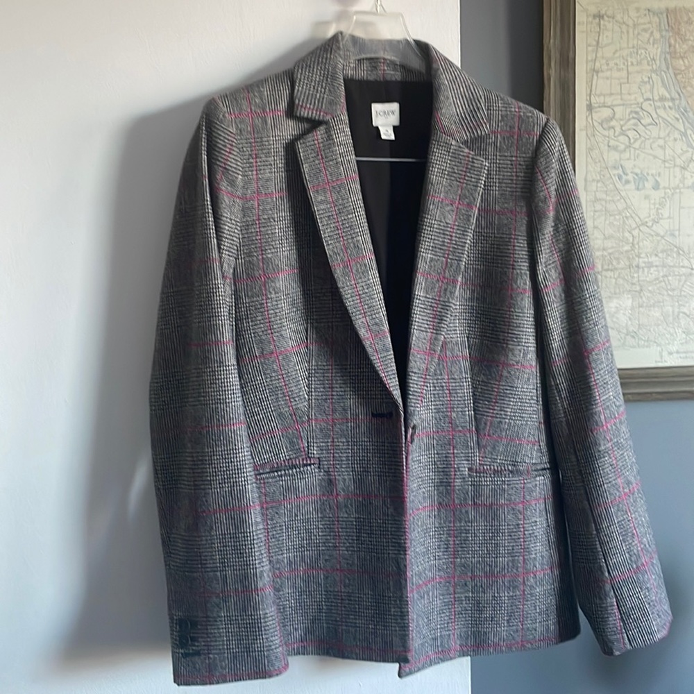 J. Crew Plaid Blazer